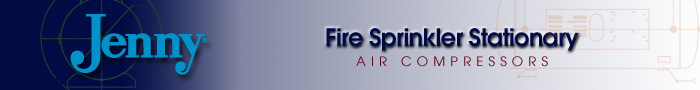 Jenny Fire Sprinkler Air Compressor