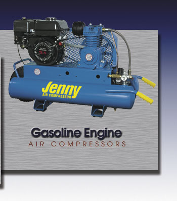 Jenny Single Stage Wheeled Portable Air Compressors